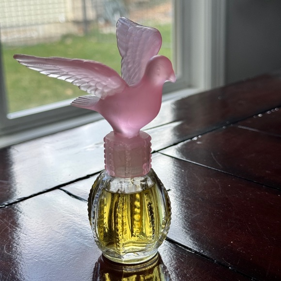 Vintage Delager Royal Dove Pink Bird Perfume Bottle - Picture 4 of 6